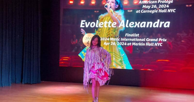 Evolette Alexandra dalam new single launching pada Senin (22/04/2024) - Popmama.com/abigailjunuslie